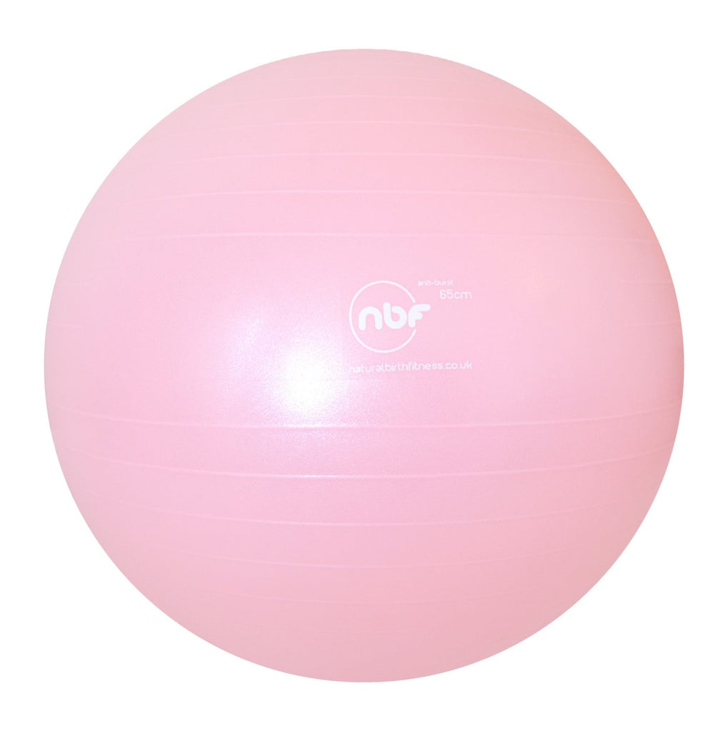 Roze zwangerschapsbal 75 cm